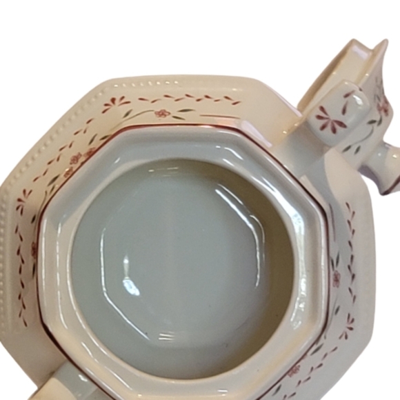 Sugar bowl JOHNSON BROTHERS MADISON LIDDED SUGAR BOWL floral pink floral vintage - Picture 8 of 10